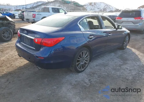 2017 Infiniti Q50 3.0T Red Sport 400 из США, поврежденный, VIN JN1FV7AR0HM870131